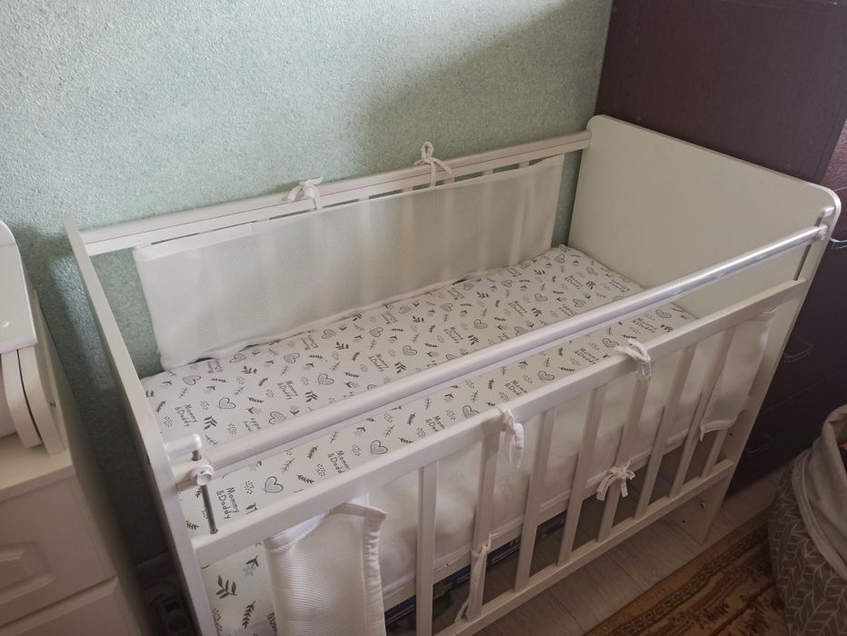 Дышащие бортики для детской кроватки