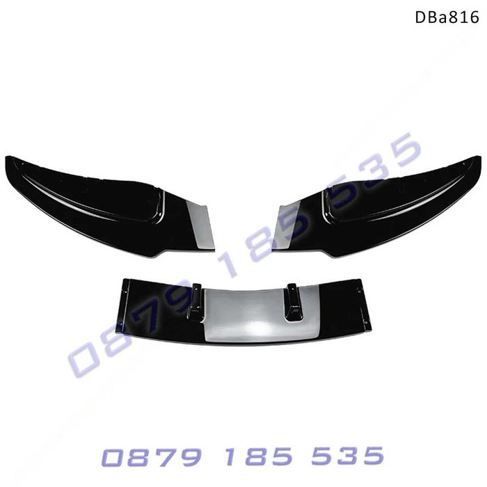 Черен тунинг спойлер предна броня BMW 1 E81 E82 E87 E88 08-11 бмв е81