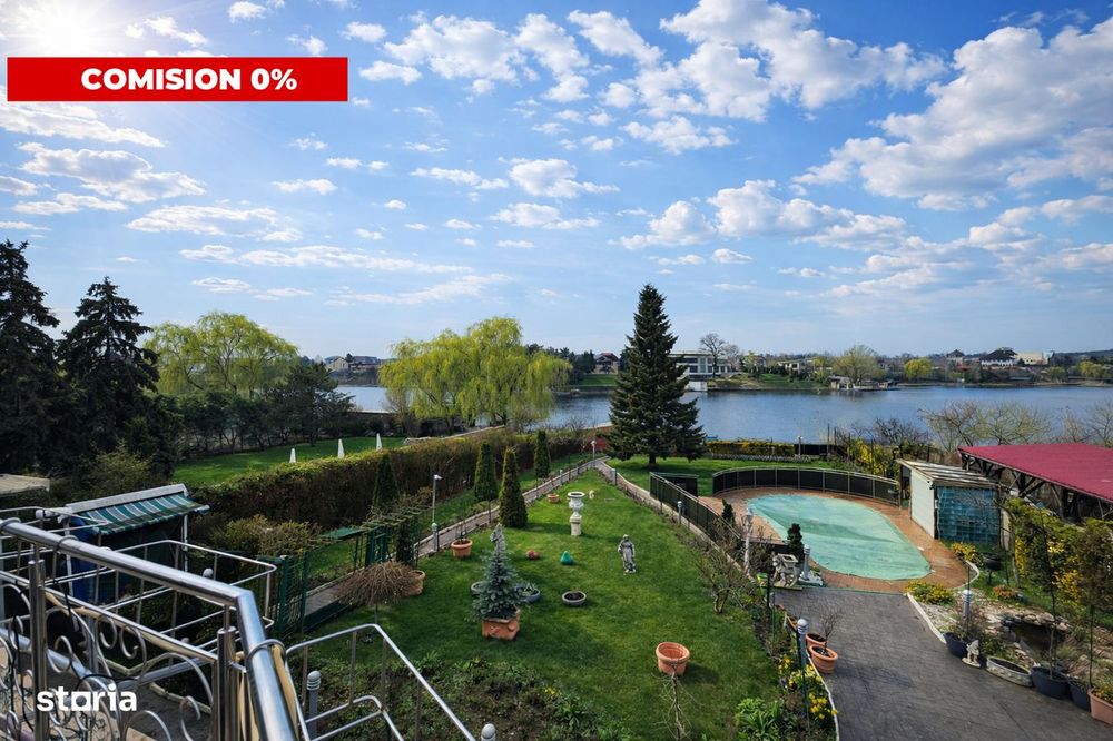 Refugiu exclusivist pe malul lacului Snagov – proprietate rara