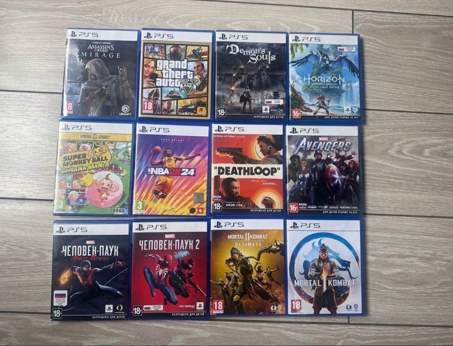 Игры на Ps5 PS4 диски в наличии PlayStation Детские Спортивные Гонки