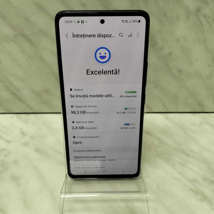 Telefon Samsung Galaxy A53 5G 128GB Black/Portocaliu  Zeus 34274/34165