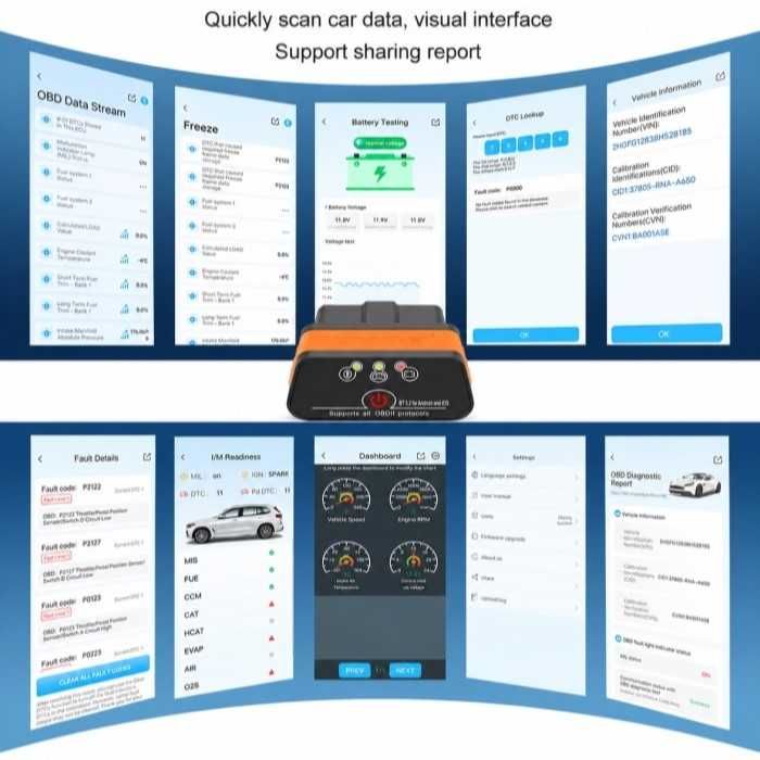 Автодиагностика OBD2 Automat-Скенер iCar 3, Bluetooth 5.2