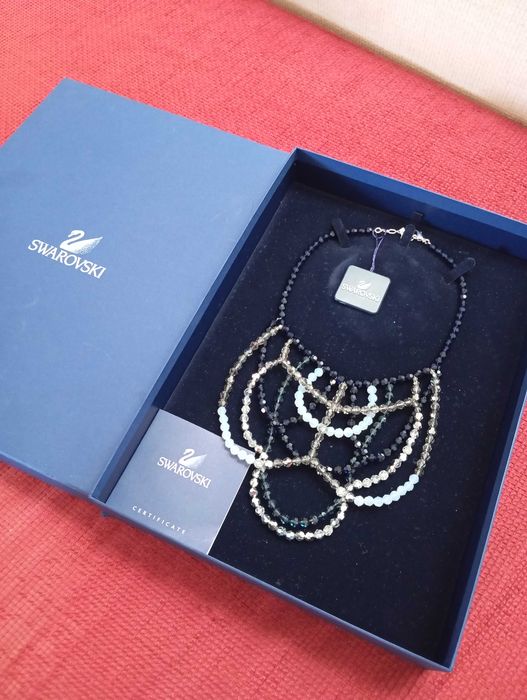 Colier Statement Swarovski Mauritius Original Pachet Complet (Certificat & Cutie)