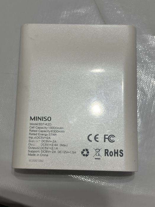MINISO 10000mAh. Описание прочитайте!!!