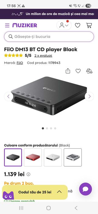 CD player portabil FiiO