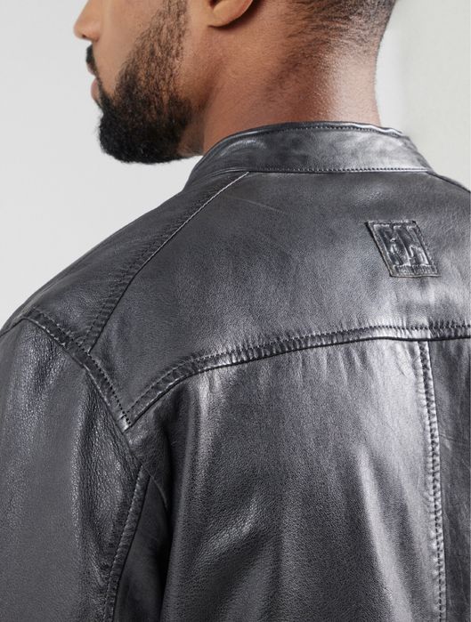 Freaky Nation Leather Jacket ОРИГИНАЛНО мъжко яке/естествена кожа  L-M