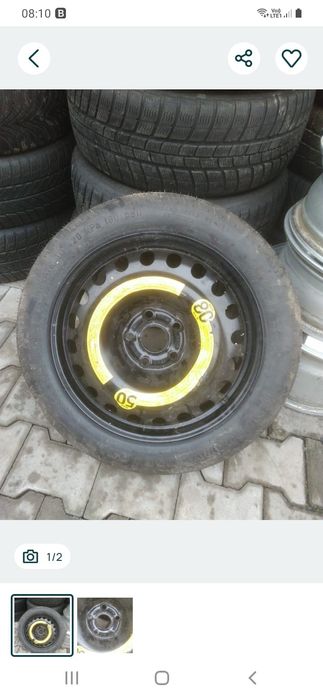 Rezerva slim 5x112 R17  Volkswagen golf 5 6 7 Turan Caddy passat
