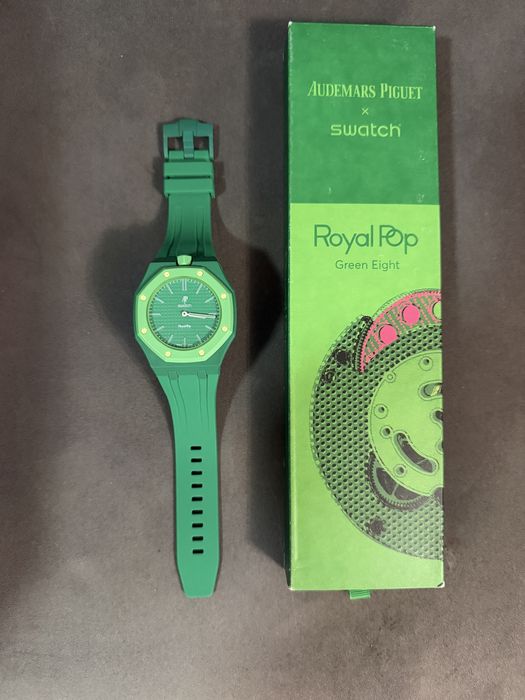 Ceas  Audemars Piquet X Swatch , Royal Pop  Green Eight