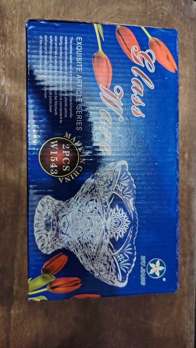 Стеклянная посуда. 3 новых набора.