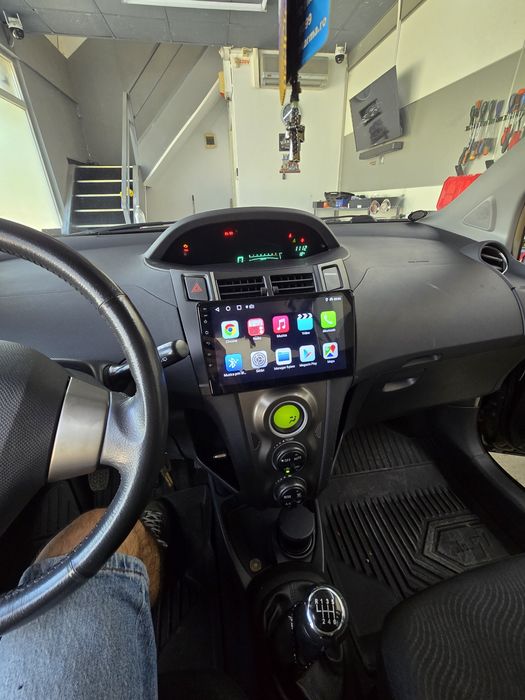 Navigatie android Toyota Yaris Waze YouTube GPS BT USB