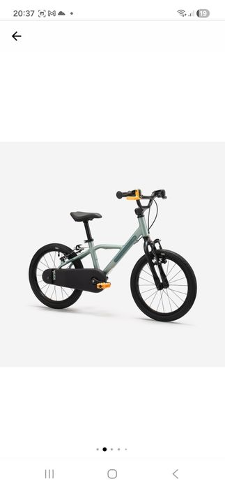 Bicicleta 16 inch 4-6 ani 6.5 kg discover 900 verde copii fara marime, verde gacial