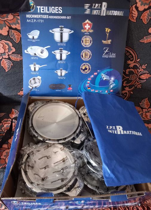 Vând set de vase Zepter (Z.P.T.) absolut nou din inox