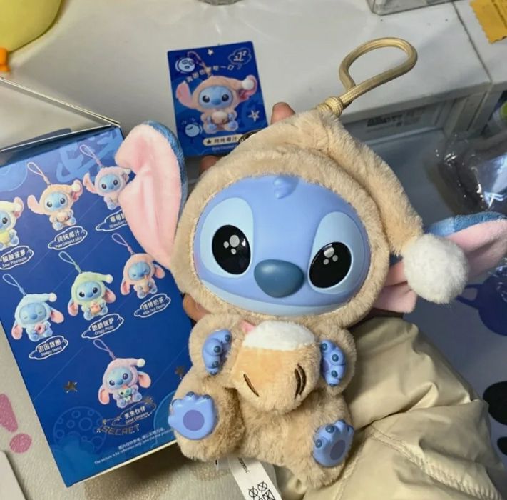 Стич Лабубу брелок