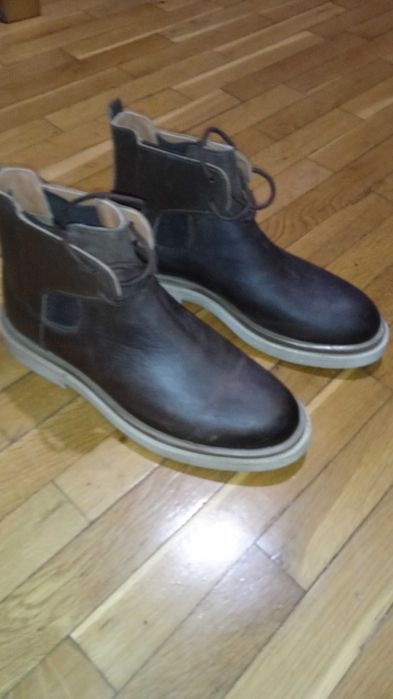 Мъжки боти от естествена кожа