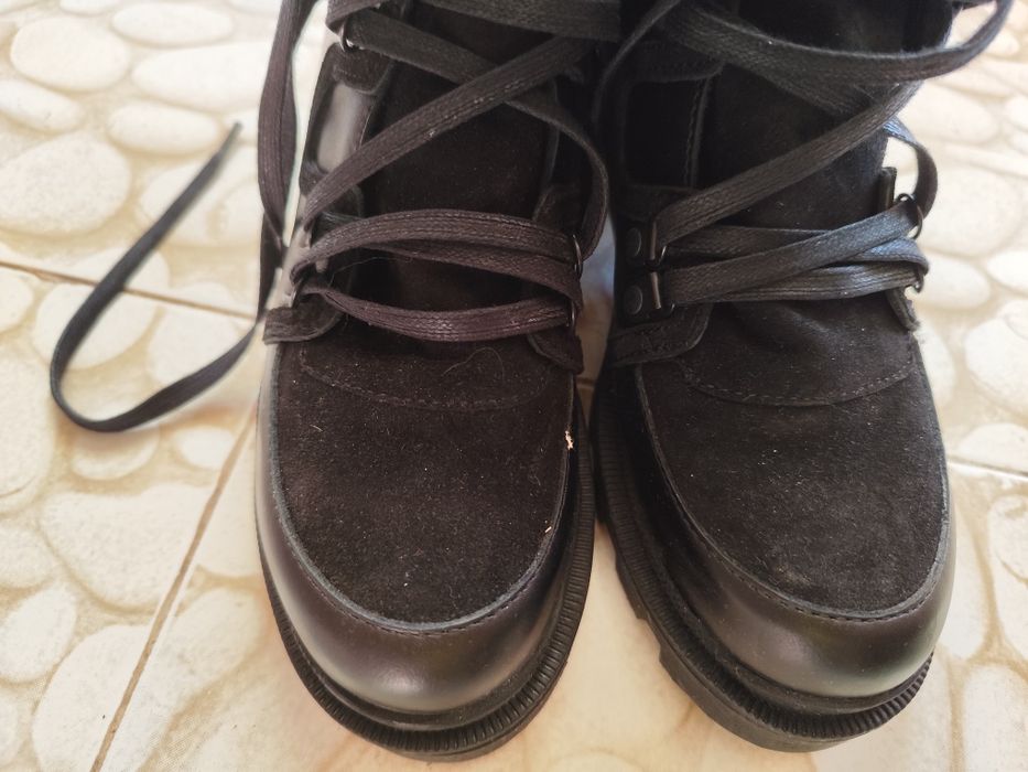 Боти естествена кожа