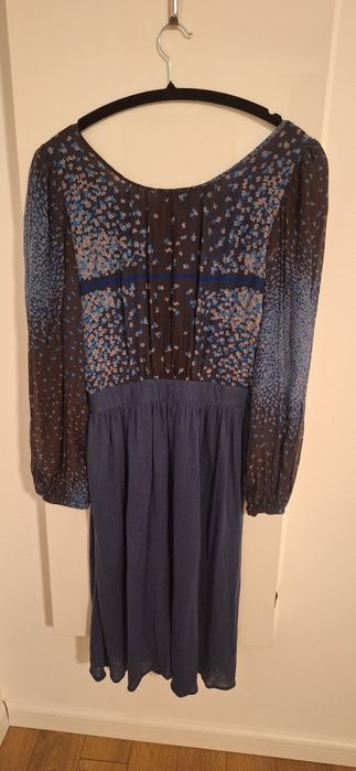 Рокля Roberto Cavali, Class, М размер, синьо/кафяво