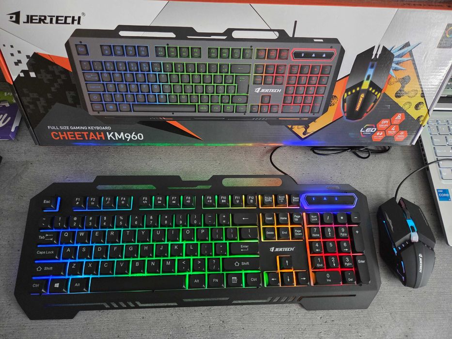 Геймърска Клавиатура и мишка  led осветление