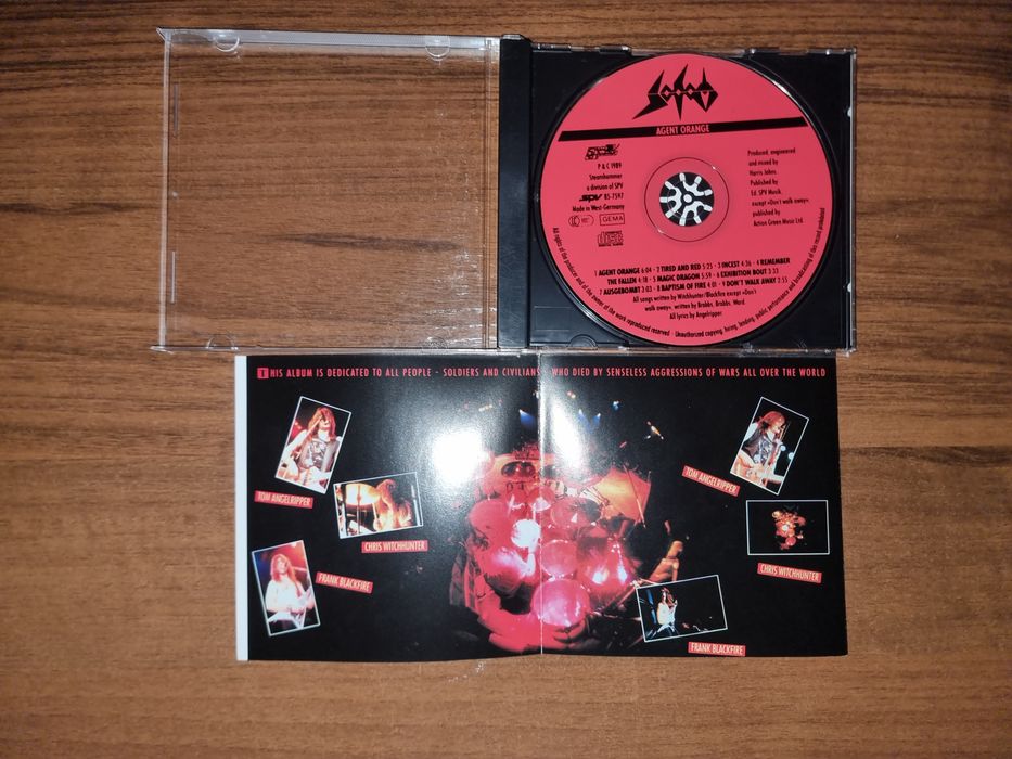 Sodom - agent orange 1989 cd