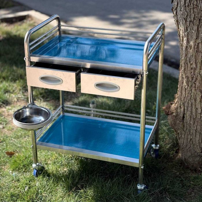 Медицинская тележка / Стол манипуляционный /Столик инструментальный