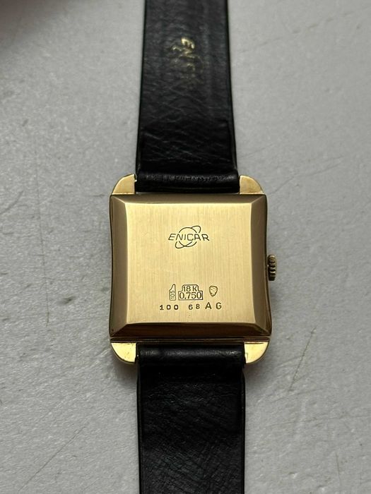 CEAS AUR 18K ENICAR - Ultrasonic - Automatic - Rar - Vintage !