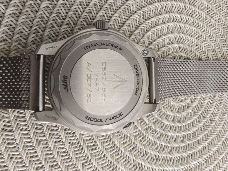 Omega Seamaster Diver 300M 007 Edition "No Time To Die" (NTTD) – Най-висок клас (Grade 2 Titanium)