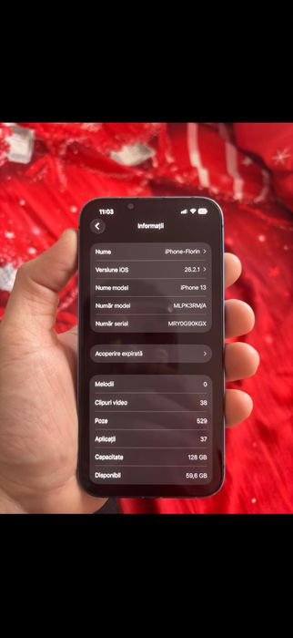 Vand iphone 13 perfect functional 128gb