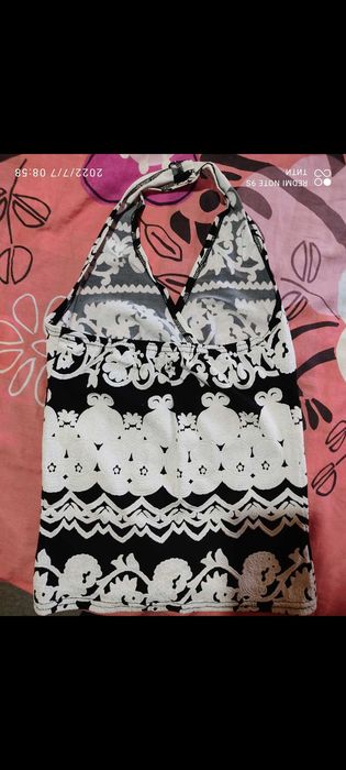 Потник за повод  с презрамка за през врата и рипсени потници