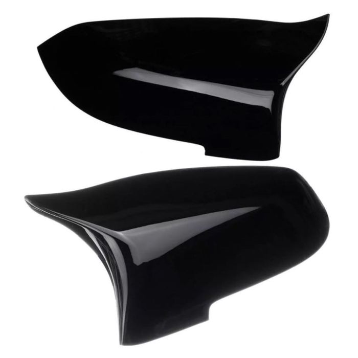 Капаци Огледала Батман с Отвори за Мигачи BMW БМВ F10/ F11 – Черен Гланц НА СКЛАД!!