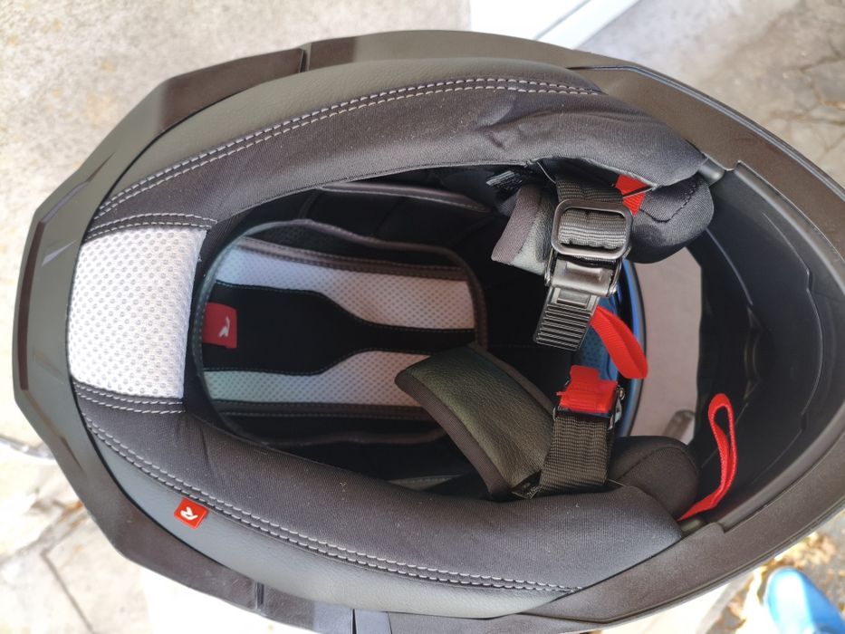 Каска NEXX Y100R Subsonic black red matt