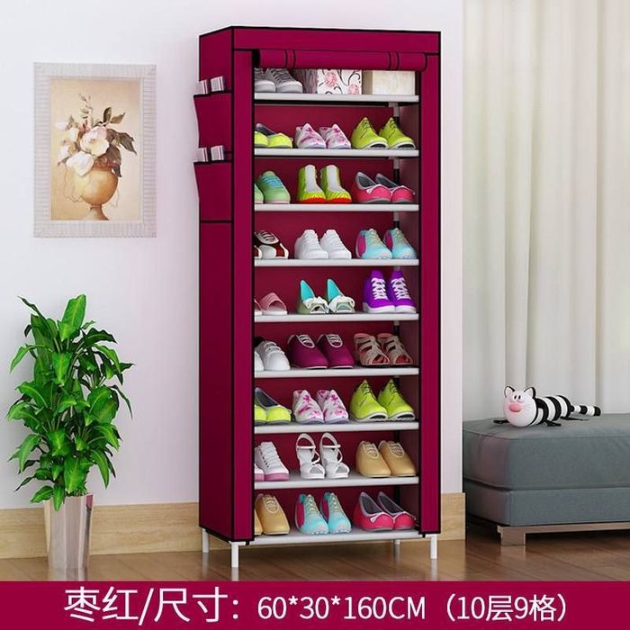 Стеллаж для обуви, 7 и 9 этажей, с защитным чехлом