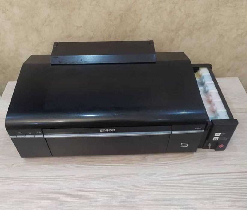 Струйный А4 цветной принтер Epson L800