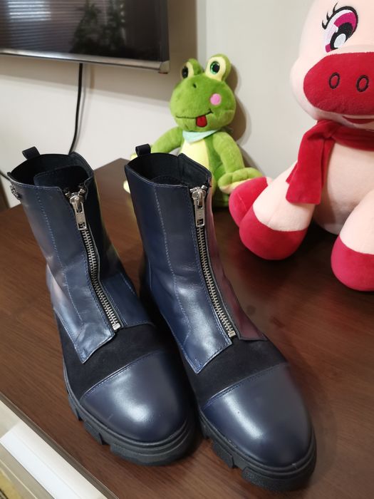 Дамски боти, естествена кожа