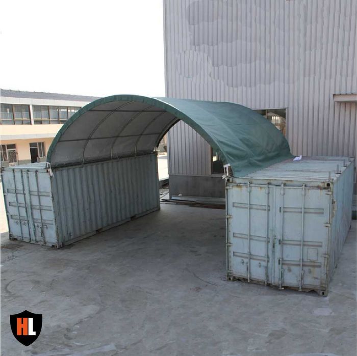 Cort container 6m x 6m pe containere de 20'