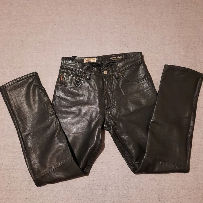 Pantaloni Moto Piele Naturala Premium "Rocky" - Marimea S - Stare Impecabila!