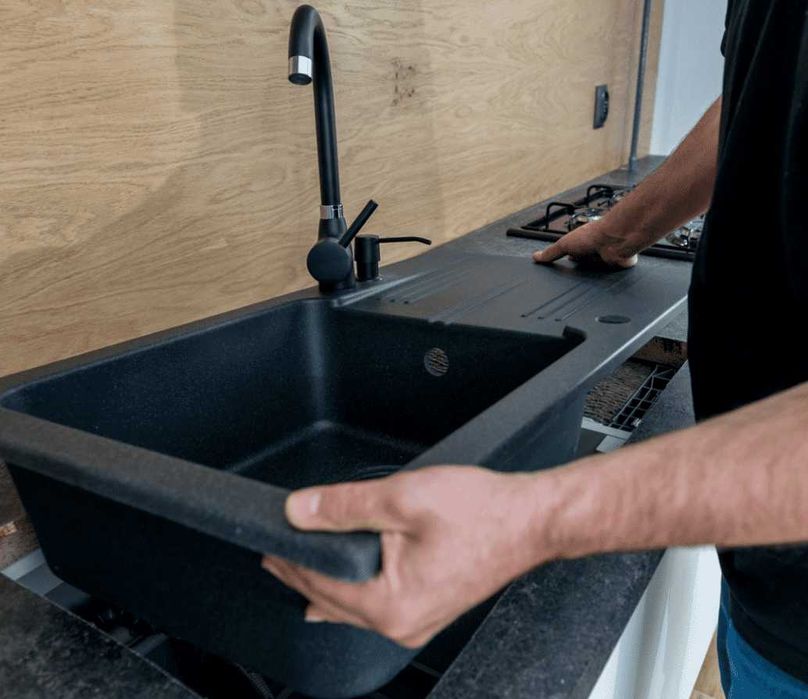 Монтаж раковин и моек