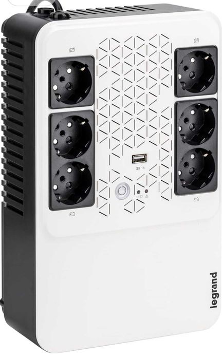 Legrand Keor Multiplug UPS с USB, 6 защитни контакта ,мощност 800 VA