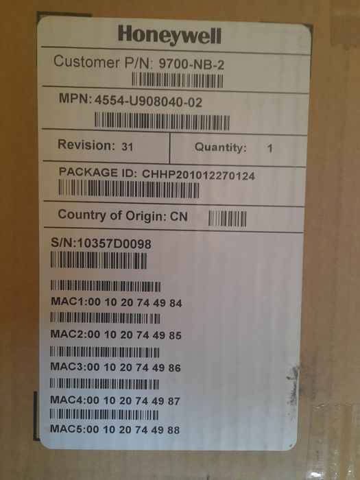 Мобилни терминали за зареждане на поставка Honeywell Dolphin