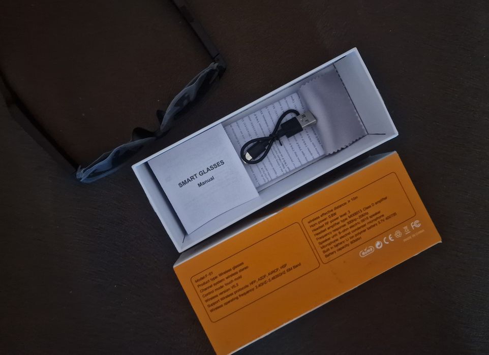 Ochelari Smart Bluetooth multifuncționali,   lentile HD,unisex Pret 150Lei