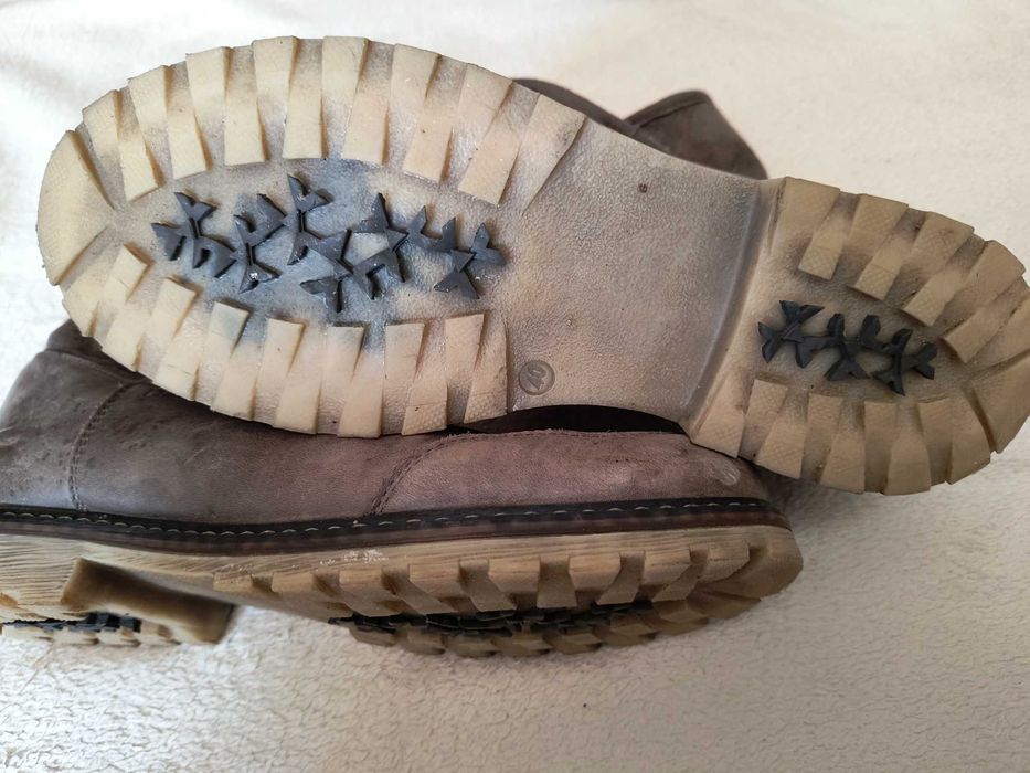 Дамски кожени боти на комфортно ходило