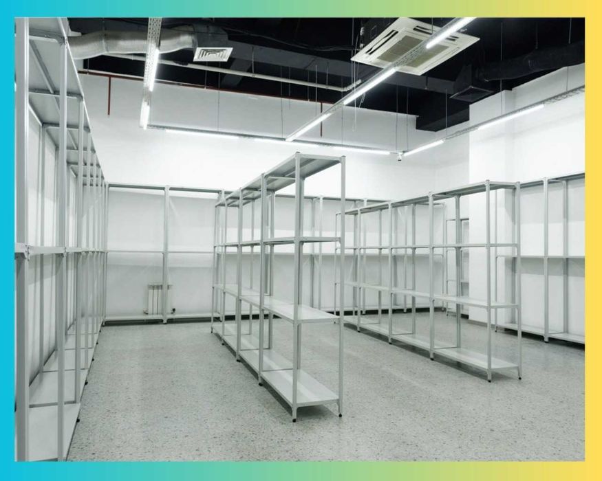 Polkaly stellaj, arxiv tokchasi Акция, метал архивный стеллаж