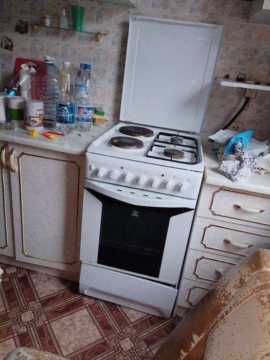 Газ плита indesit