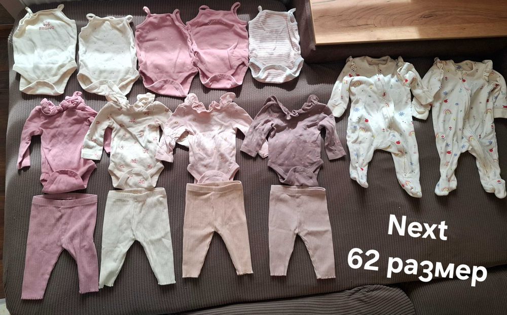 Лот дрешки за момиче 56 - 62ри размер Next, Waikiki