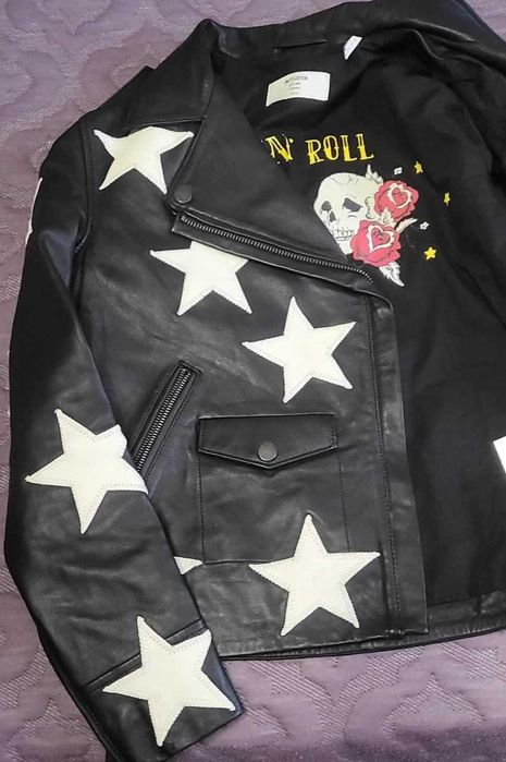 Косуха куртка кожа