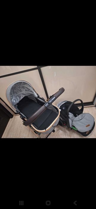 Carucior 3in1 Coccolle Ravello cu scoica iSize si landou transformabil