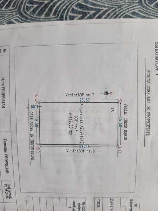 Tuzla /Costinești teren de vanzare la 800 de m de STATIUNEA NIBIRU
