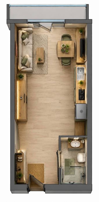 1 комнатная квартира новостройка «Modera towers» Ул.Шота Руставели