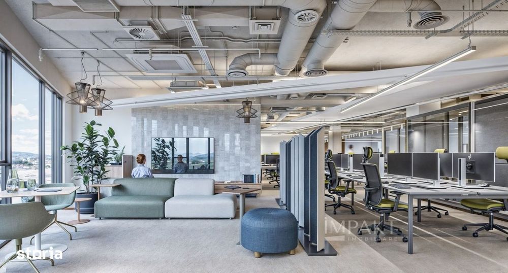 Spatiu servicii in cladire de birouri 440 m2 finisat la CHEIE,  Europa