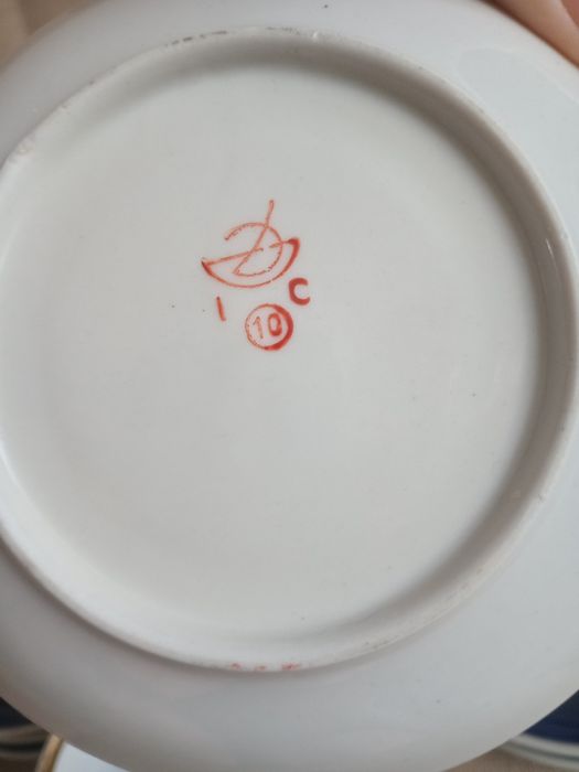 Советский чайный сервиз(кобальтовый)