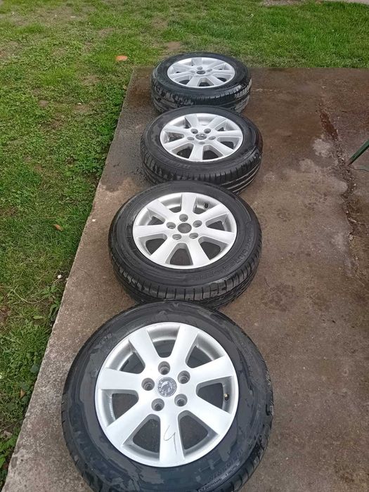 Jante+cauciucuri Skoda Octavia