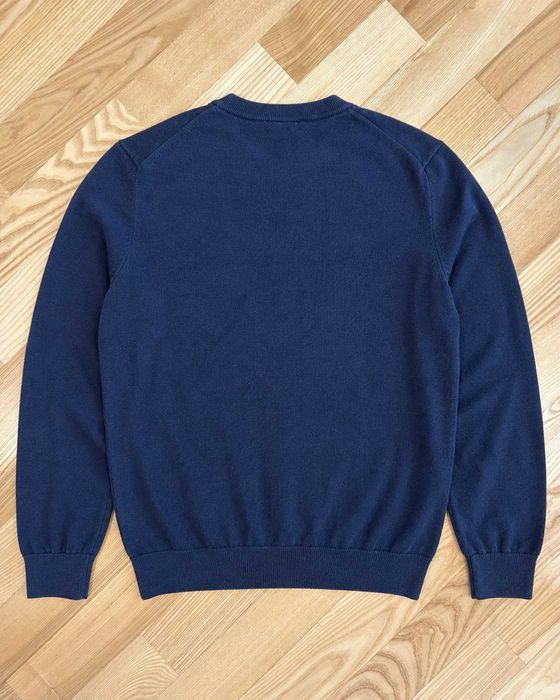 Pulover Lacoste din bumbac, bleumarin, Regular Fit, Mărimea M